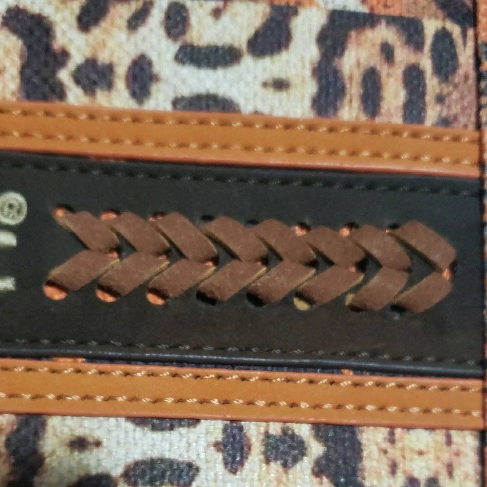 Montana West Orange and Black Bag